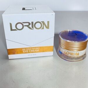 Lorion 24K Gold Infused Eye Cream — Gold & White